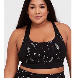 Space sports bra from torrid